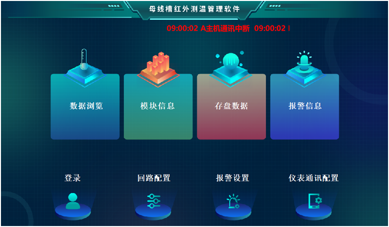 广西南宁移动生产楼母线槽测温项目