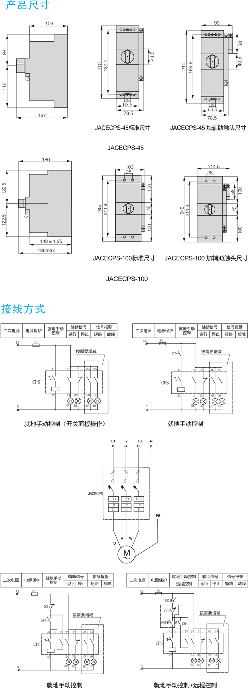 尺寸表